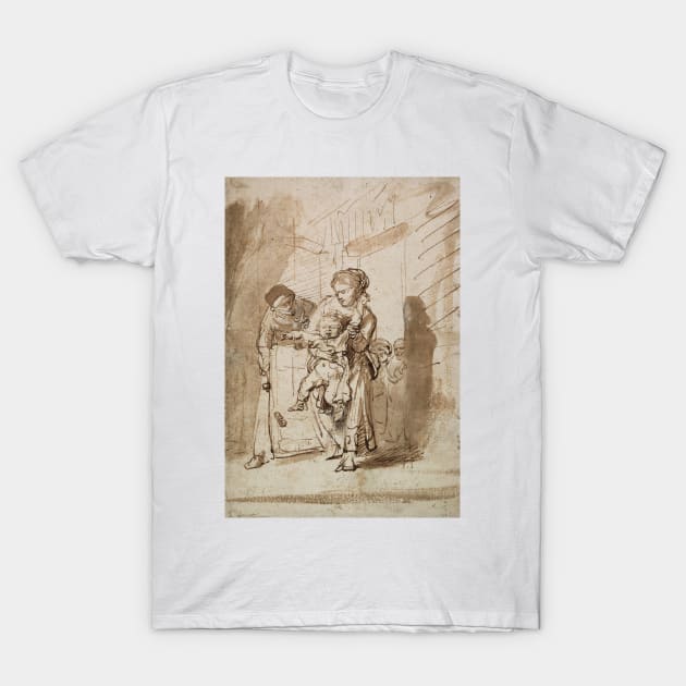 The Unruly Child by Rembrandt T-Shirt by Classic Art Stall